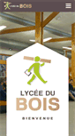 Mobile Screenshot of lycee-du-bois.com